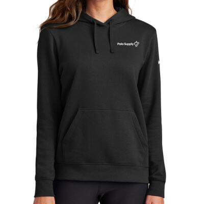 PalaSupply - Ladies Club Fleece Sleeve Swoosh Pullover Hoodie Thumbnail