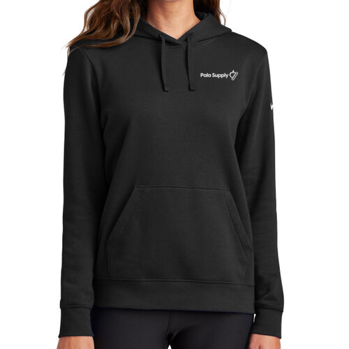 PalaSupply - Ladies Club Fleece Sleeve Swoosh Pullover Hoodie Thumbnail